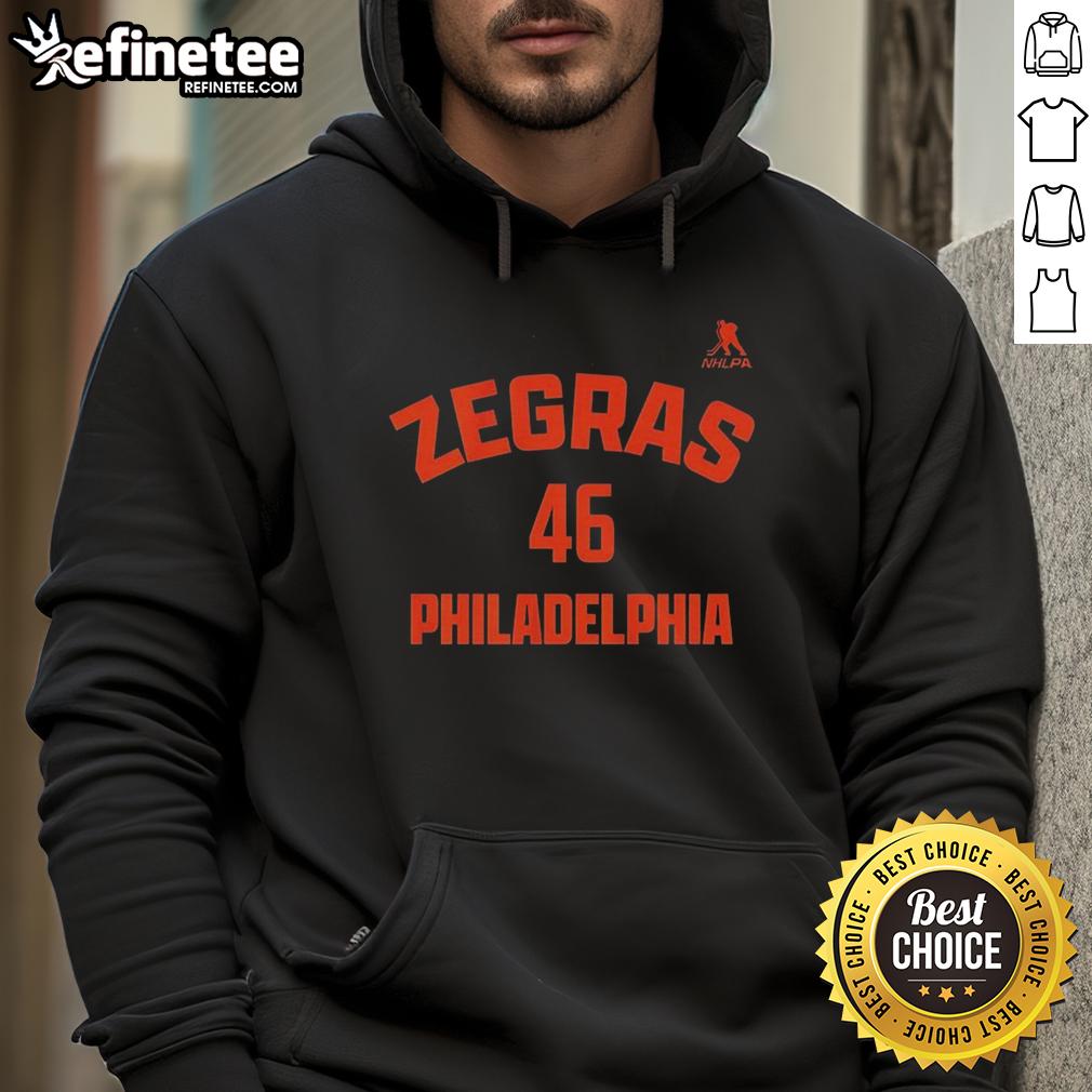 nice-trevor-zegras-46-philadelphia-flyers-hoodie Alt Text: Trevor Zegras wearing a Philadelphia Flyers hoodie, showcasing style and team spirit in a casual setting.