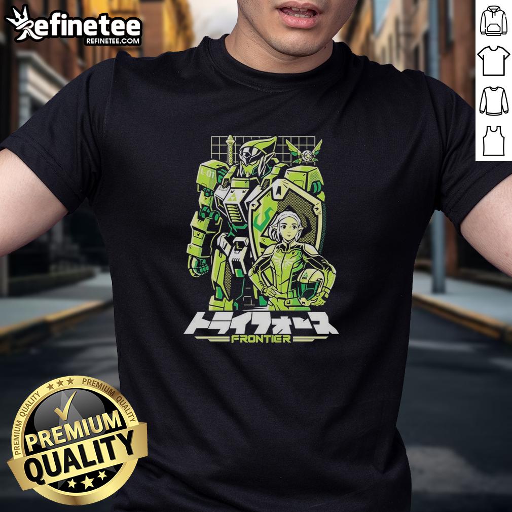 nice-triad-frontier-triad-frontier-the-legend-of-zelda-ocarina-of-time-mecha-style-t-shirt-1 Mecha style t-shirt featuring Nice Triad Frontier design from The Legend of Zelda: Ocarina of Time.