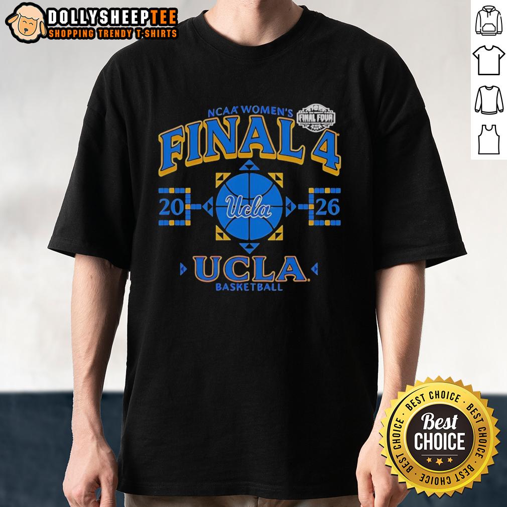 Nice Ucla Bruins Final Four 2026 Women'S March Madness T Shirt UCLA Bruins Final Four 2026 Women's March Madness T-Shirt featuring team colors and logo, perfect for fans and supporters.