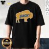 Buffalo Sabres T-Shirt featuring 'Nice We'Re Back' design, perfect for fans celebrating the team's return.