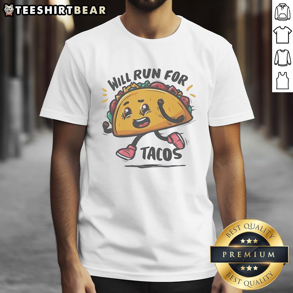 nice-will-run-for-tacos-t-shirt-1 Nice Will Run For Tacos T-Shirt featuring a fun taco graphic, perfect for taco lovers and casual wear.