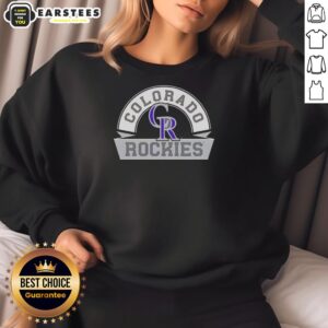 Cozy Awesome Colorado Rockies Phase Banner Arch Sweatshirt featuring a vibrant mountain design and comfortable fit.