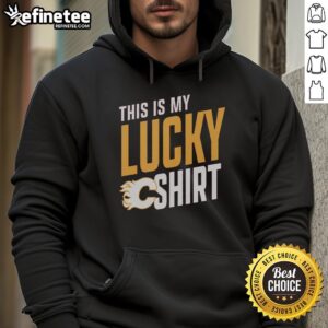 Premium Calgary Flames hoodie showcasing team logo, perfect for fans to wear on game day or casual outings.