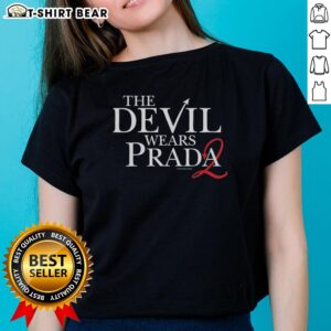 Nice The Devil Wears Prada 2 Logo Ladies Tee featuring stylish graphic design for fashion enthusiasts.