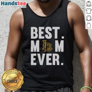 Pretty Cal State Long Beach Best Mom Ever tank top in vibrant colors, perfect for proud moms and casual wear.