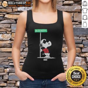 Pretty Snoopy Kith for Peanuts Joe Cool Street Tank Top featuring a stylish Snoopy graphic design.