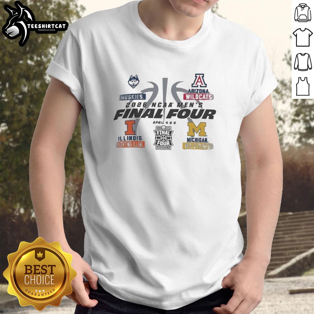 official-2026-ncaa-mens-final-four-t-shirt-1 Alt Text: Official 2026 NCAA Men's Final Four T-Shirt featuring team logos and vibrant colors for basketball fans.