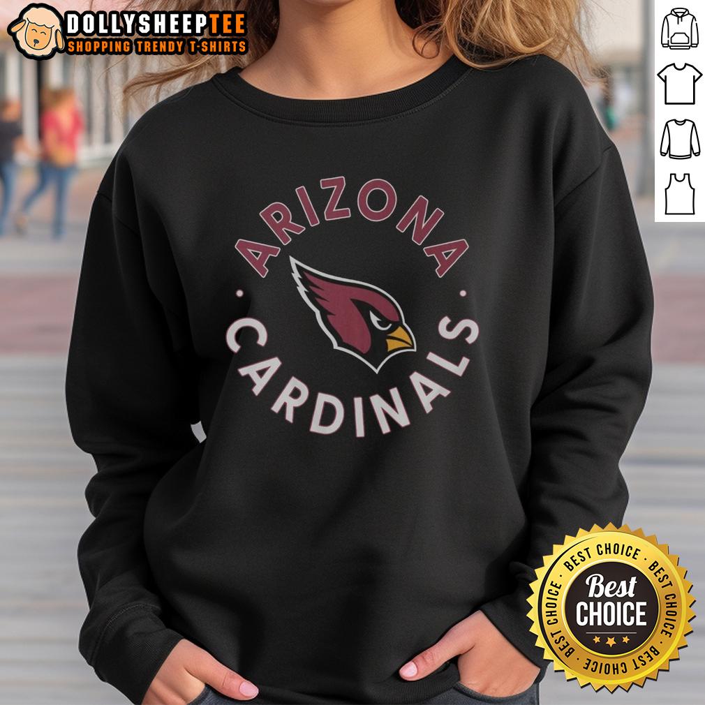 Official Arizona Cardinals Circle Sweatshirt Official Arizona Cardinals Circle Sweatshirt featuring team logo and vibrant colors, perfect for game day or casual wear.