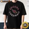Official Arizona Cardinals Circle T-Shirt featuring team logo, perfect for fans supporting the Arizona Cardinals.