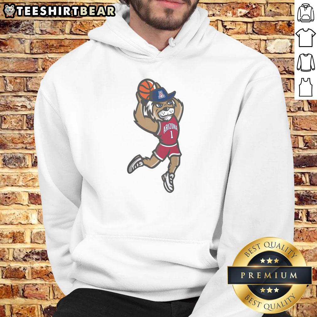 official-arizona-wildcats-dunking-wilbur-hoodie Official Arizona Wildcats Dunking Wilbur Hoodie featuring vibrant team colors and a playful design for fans.