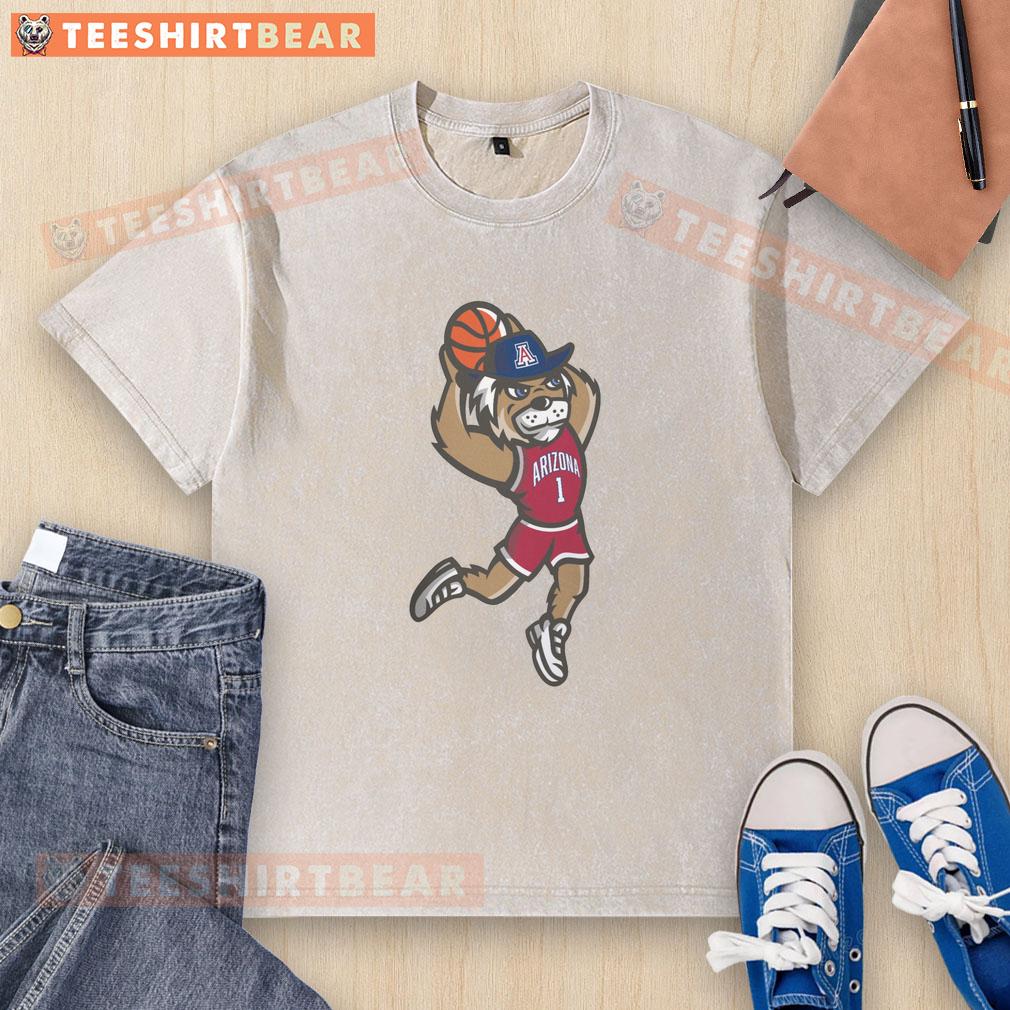 official-arizona-wildcats-dunking-wilbur-washed-t-shirt Official Arizona Wildcats Dunking Wilbur Washed T-Shirt featuring a vibrant design and comfortable fit for fans.