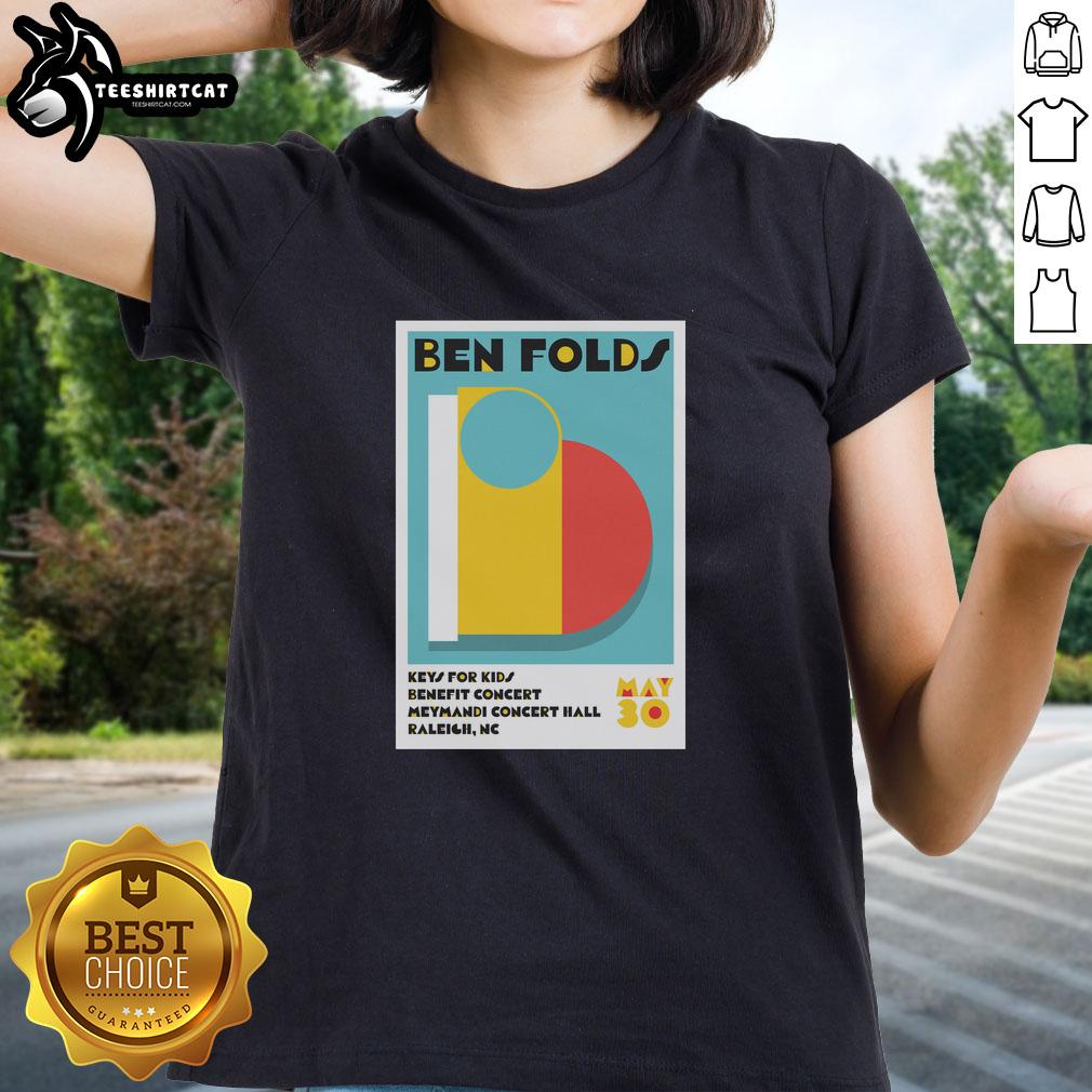 official-ben-folds-in-raleigh-nc-on-may-30-2026-event-poster-ladies-tee Official Ben Folds concert poster for Raleigh, NC on May 30, 2026, featuring ladies' tee design.