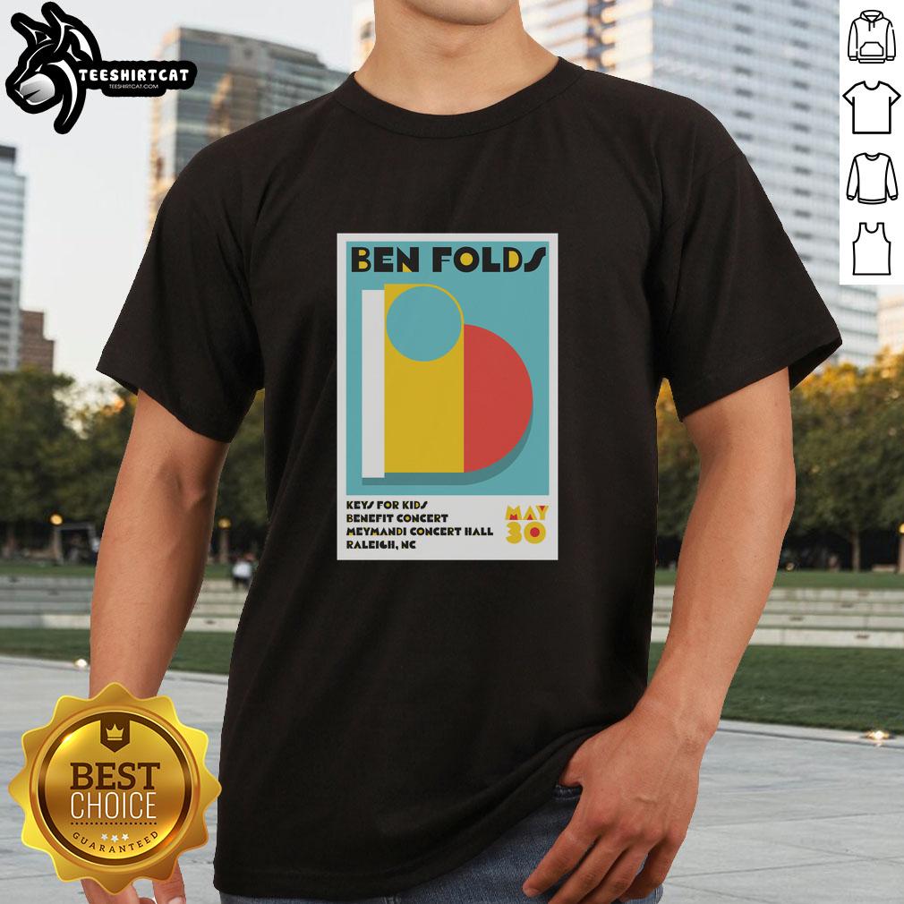 official-ben-folds-in-raleigh-nc-on-may-30-2026-event-poster-t-shirt Official Ben Folds Raleigh NC May 30 2026 event poster on a stylish t-shirt showcasing concert details and design.