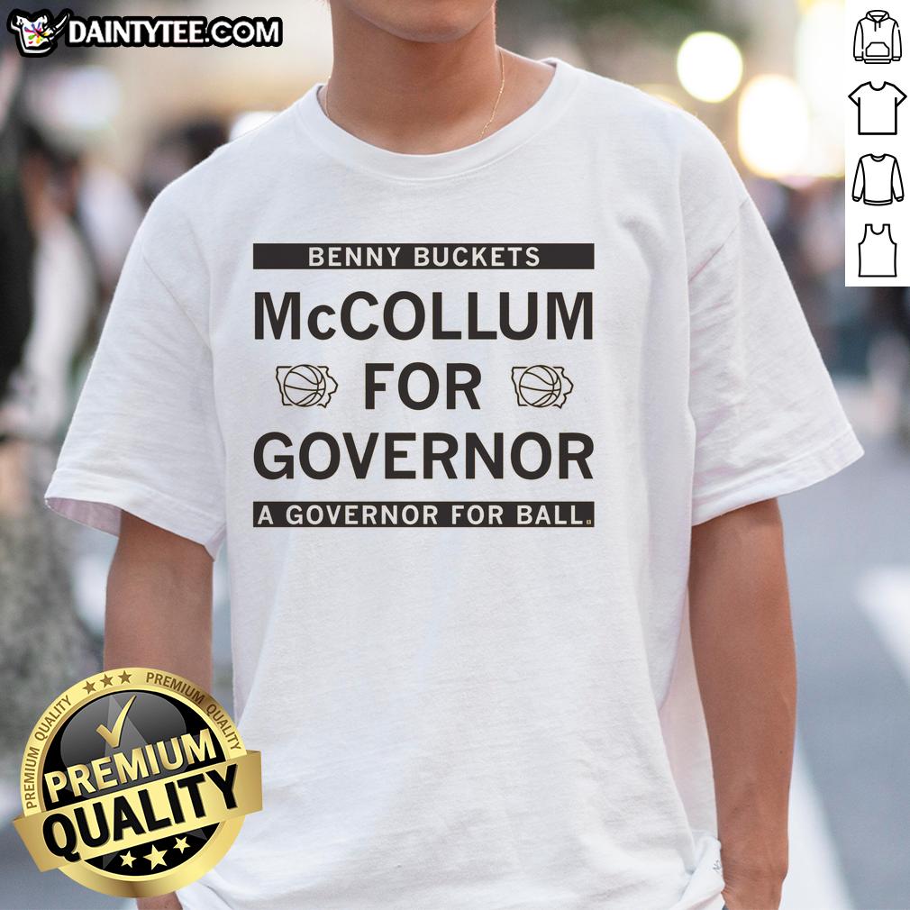 official-benny-buckets-mccollum-for-governor-a-governor-for-all-t-shirt-1 Alt Text: Official Benny Buckets McCollum for Governor T-shirt promoting 'A Governor for All' message in vibrant colors.