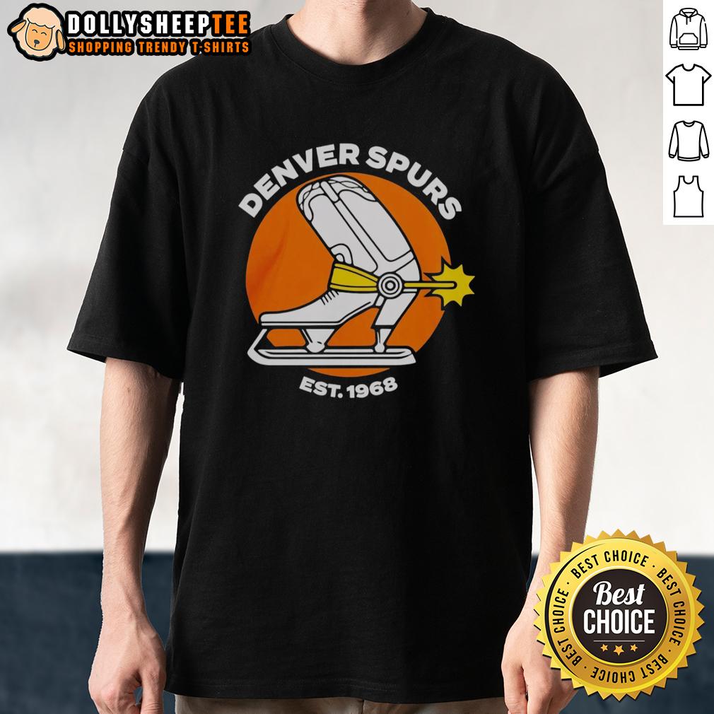 Official Denver Spurs Est 1968 T Shirt Official Denver Spurs Est 1968 T-Shirt featuring vintage design and team logo, perfect for fans of the Denver Spurs.
