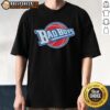 Alt Text: Official Detroit Pistons Basketball Bad Boys 2026 Logo T-Shirt featuring bold team logo and vibrant colors.
