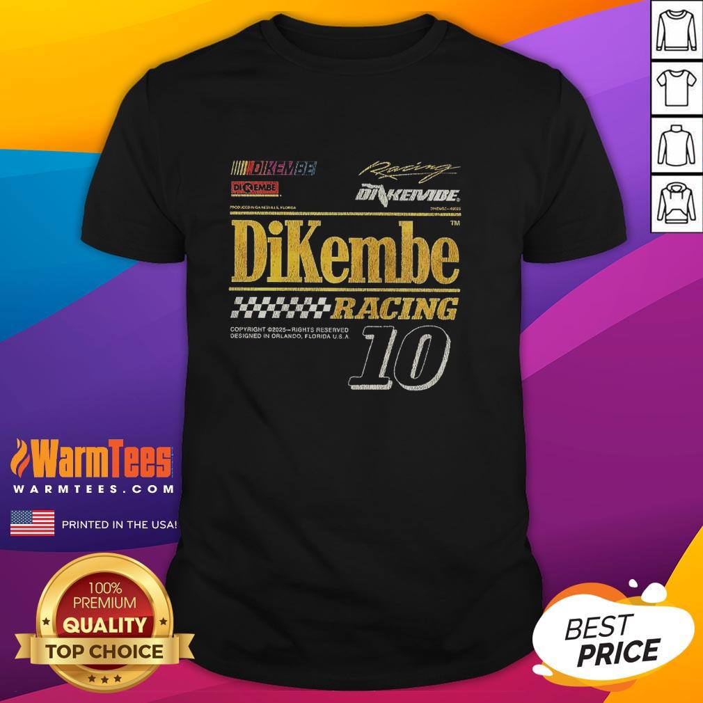 official-dikembe-racing-number-10-gainesville-orlando-florida-t-shirt Official Dikembe Racing Number 10 T-Shirt featuring Gainesville and Orlando Florida design, perfect for fans and collectors.
