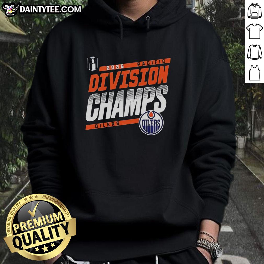official-edmonton-oilers-hockey-2026-pacific-division-champions-hoodie Official Edmonton Oilers Hockey 2026 Pacific Division Champions hoodie featuring team logo and vibrant colors.