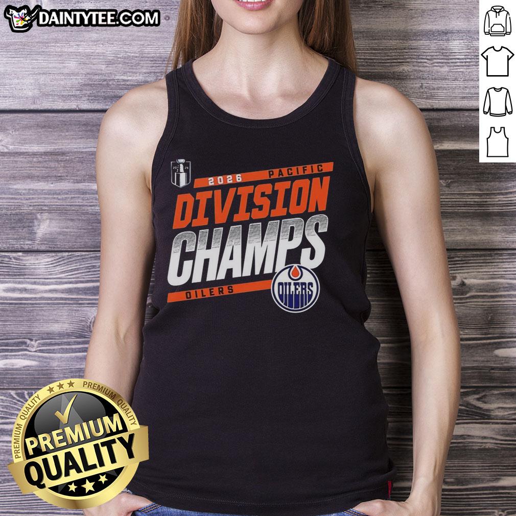 official-edmonton-oilers-hockey-2026-pacific-division-champions-tank-top Official Edmonton Oilers Hockey 2026 Pacific Division Champions tank top showcasing team logo and vibrant design.