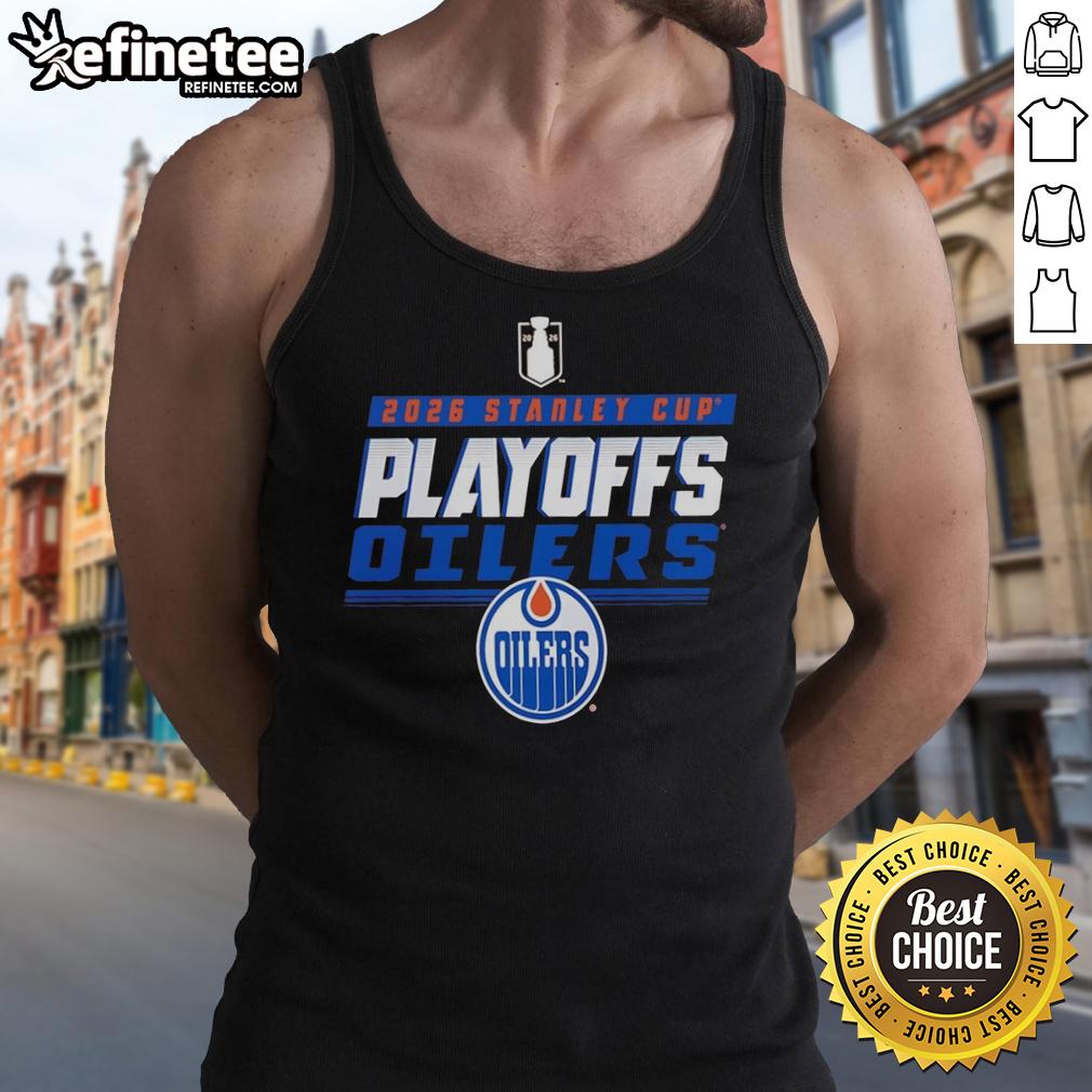 official-edmonton-oilers-stanley-cup-playoffs-2026-tank-top Official Edmonton Oilers Stanley Cup Playoffs 2026 tank top showcasing team logo and vibrant colors for fans.