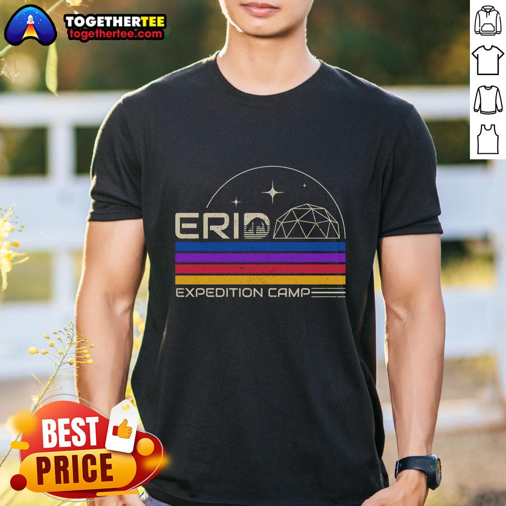 Official Erid Expedition Camp T Shirt Official Erid Expedition Camp T-Shirt featuring a vibrant design, perfect for outdoor enthusiasts and adventure lovers.