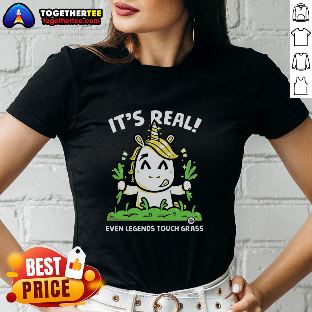 Official Even Legends Touch Grass Ladies Tee Official Even Legends Touch Grass Ladies Tee showcasing a stylish design for outdoor enthusiasts and gamers.