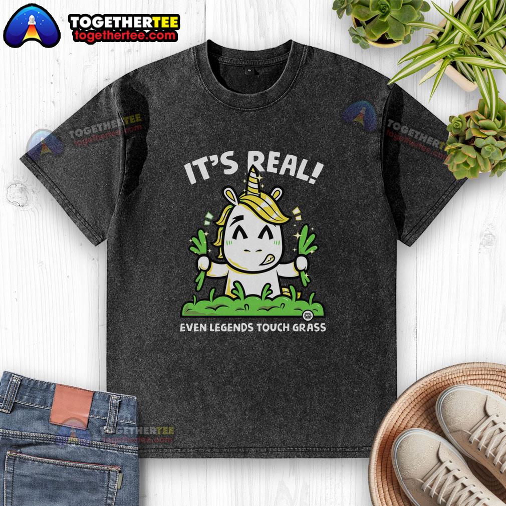 Official Even Legends Touch Grass Washed T Shirt Official Even Legends Touch Grass Washed T-Shirt in soft cotton, featuring a relaxed fit and unique graphic design.
