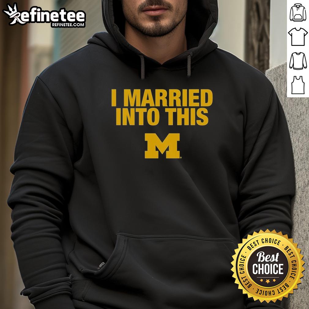 official-i-married-into-this-michigan-wolverines-hoodie Official Michigan Wolverines hoodie for fans, perfect for showing team spirit and celebrating winning moments.