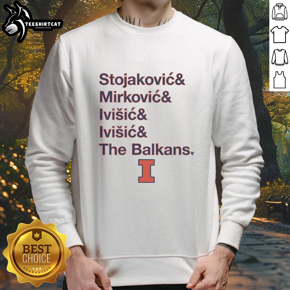 official-illinois-basketball-the-balkan-bloc-sweatshirt Official Illinois Basketball The Balkan Bloc Sweatshirt featuring team colors and logo, perfect for fans and athletes.