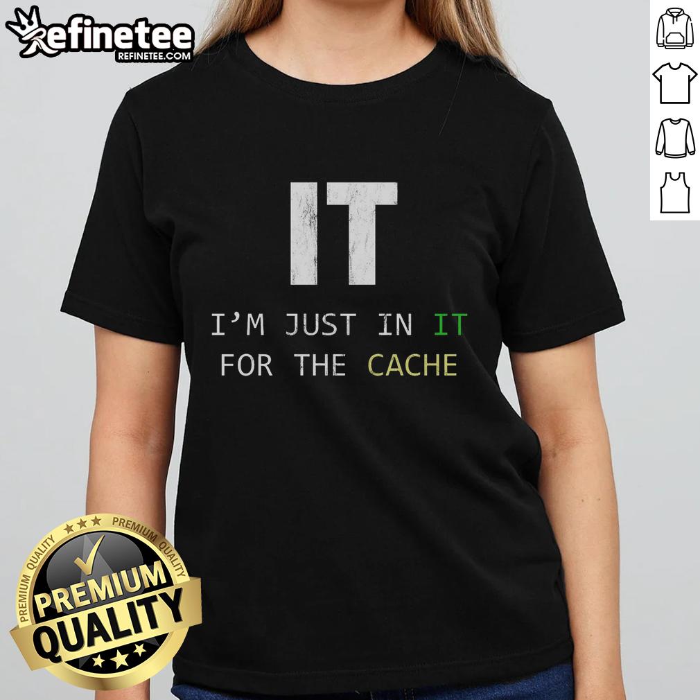 official-it-im-just-in-it-for-the-case-tech-support-it-helpdesk-computer-ladies-tee Official tech support ladies tee featuring the phrase 'I'm Just In It For The Case' for IT helpdesk enthusiasts.