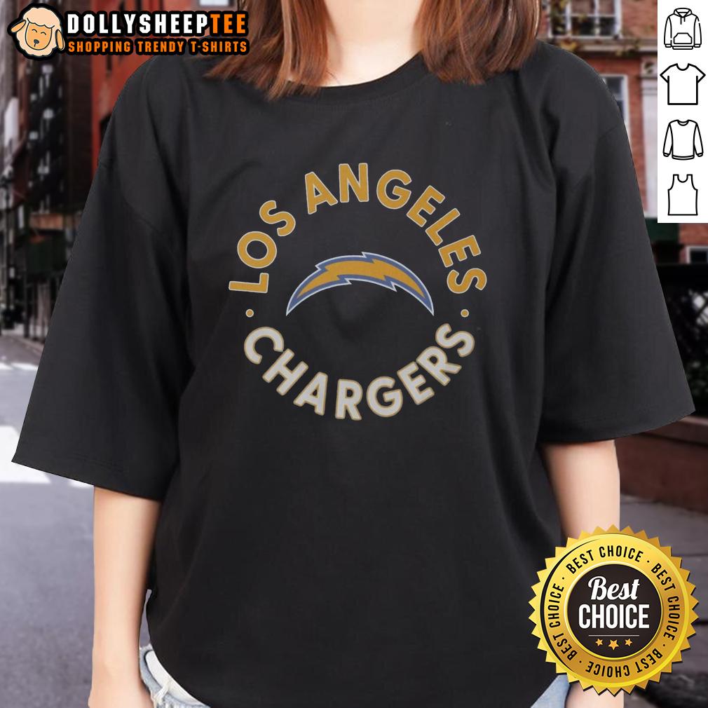 Official Los Angeles Chargers Circle Ladies Tee
