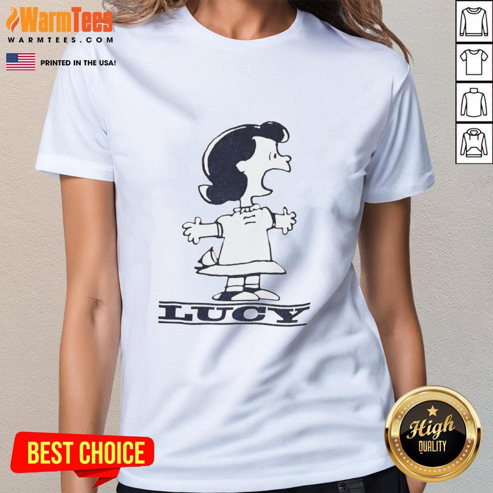 official-lucy-van-pelt-peanuts-1960-ladies-tee Official Lucy Van Pelt Peanuts 1960 Ladies Tee featuring classic cartoon design, perfect for fans of the Peanuts comic.