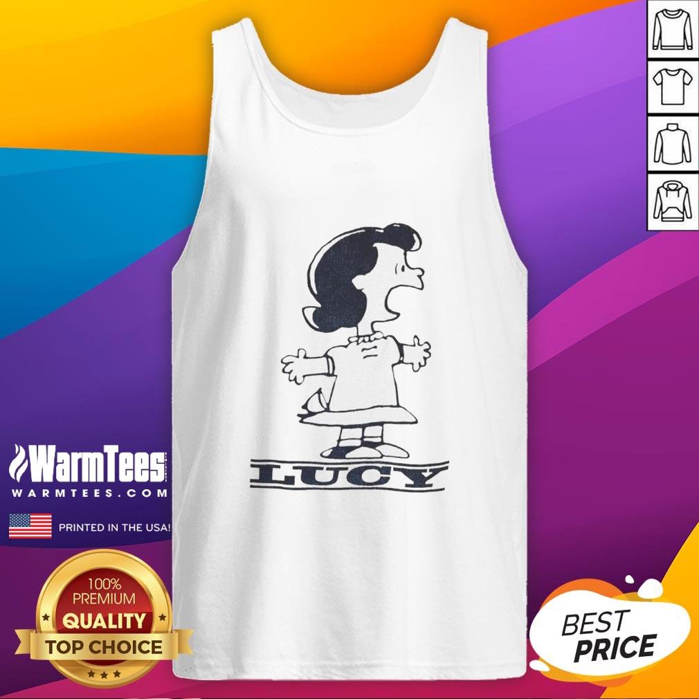 official-lucy-van-pelt-peanuts-1960-tank-top Official Lucy Van Pelt Peanuts 1960 tank top featuring classic comic art, perfect for fans of the beloved character.