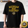 Official Michigan Wolverines NCAA DI MBB 2026 National Champions T-Shirt showcasing team pride and victory.