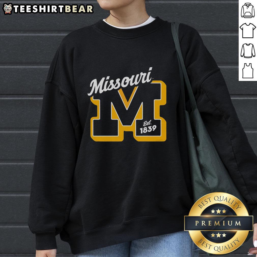 official-missouri-est-1839-vintage-sweatshirt Vintage Missouri sweatshirt established in 1839, featuring a classic design and comfortable fit for stylish wear.