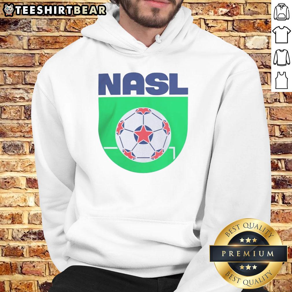 official-north-american-soccer-league-logo-hoodie Official North American Soccer League logo hoodie featuring vibrant colors and sporty design for fans.