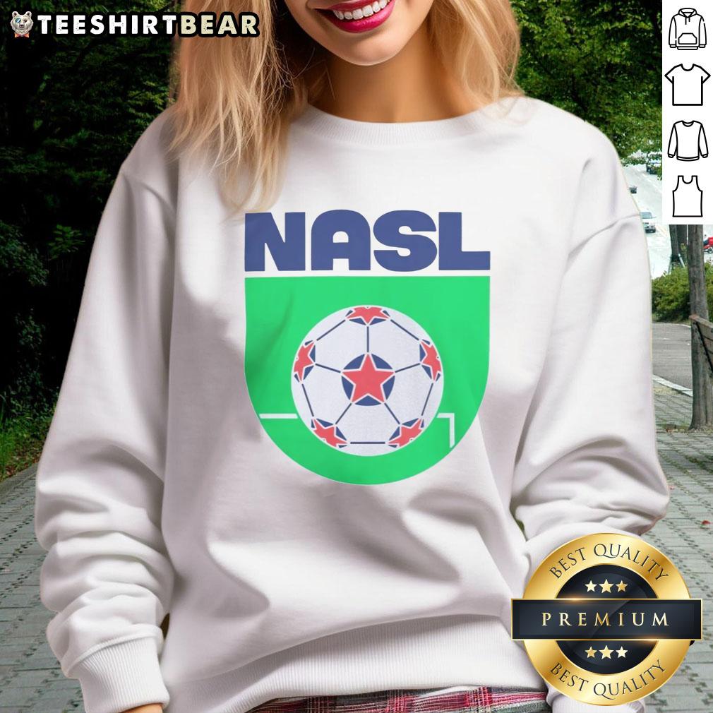 official-north-american-soccer-league-logo-sweatshirt Official North American Soccer League logo sweatshirt showcasing team pride and sporty style.