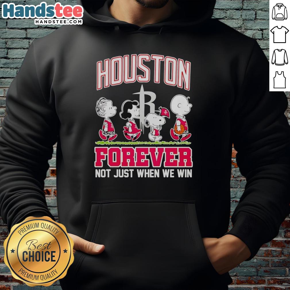 official-peanuts-characters-x-mlb-houston-astros-forever-not-just-when-we-win-hoodie Alt Text: Official Peanuts Characters x MLB Houston Astros hoodie featuring the slogan 'Forever, Not Just When We Win.'