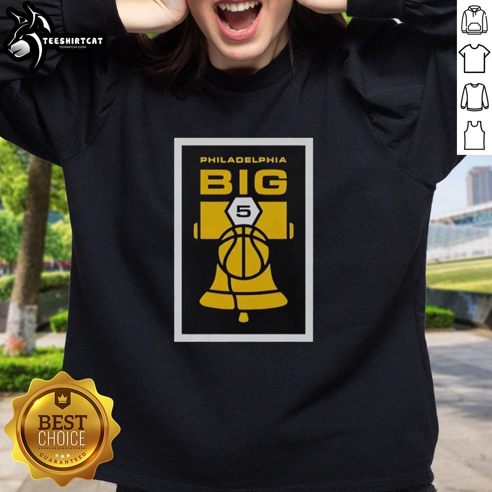 official-philadelphia-big-5-basketball-sweatshirt Official Philadelphia Big 5 Basketball Sweatshirt featuring team colors and logo, perfect for fans and athletes alike.