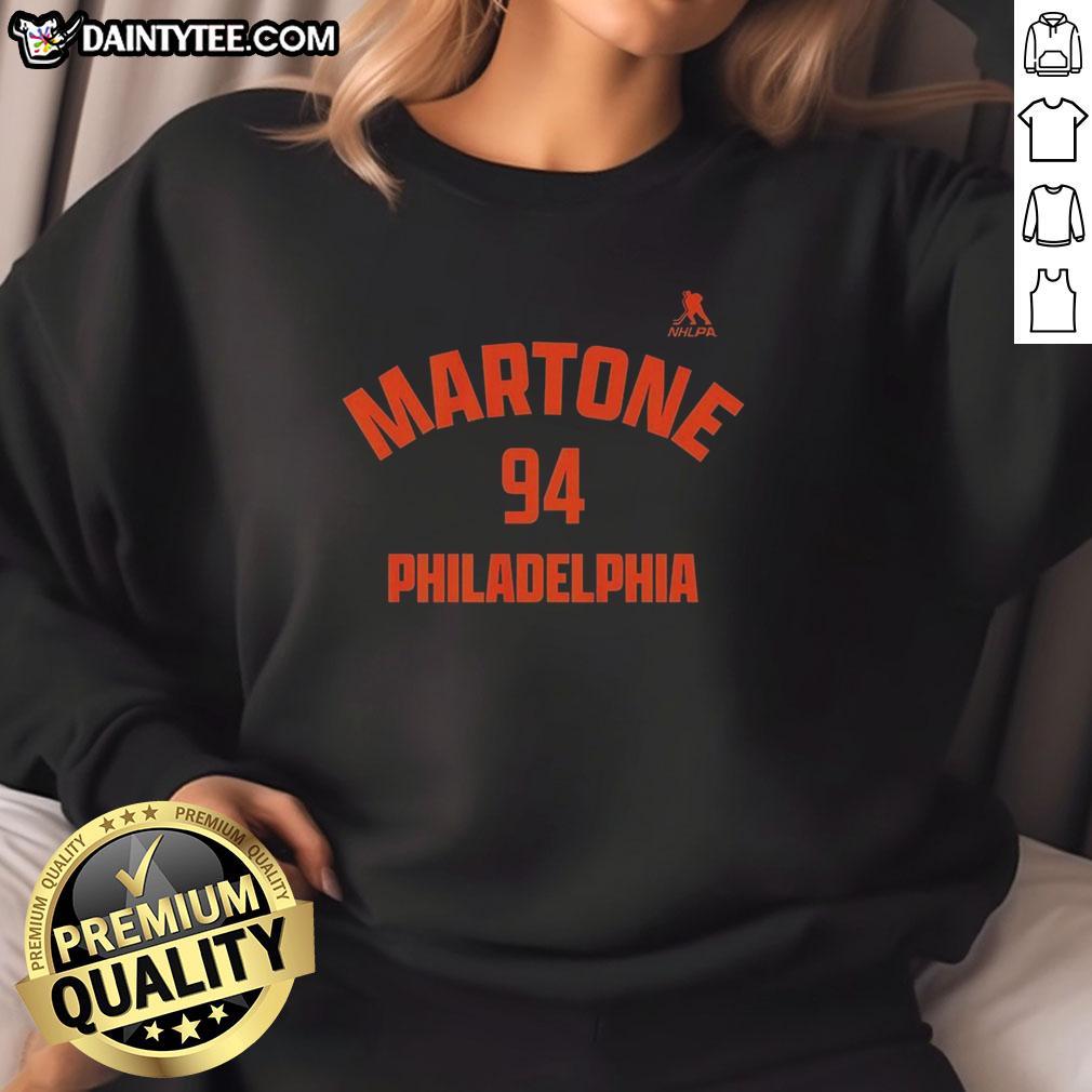 official-porter-martone-94-philadelphia-flyers-sweatshirt Official Porter Martone 94 Philadelphia Flyers sweatshirt featuring team colors and logo, perfect for fans and casual wear.