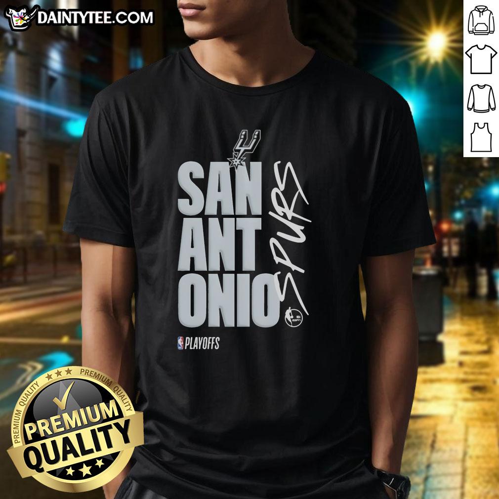 official-san-antonio-spurs-playoff-logo-t-shirt-1 Official San Antonio Spurs Playoff Logo T-Shirt featuring bold team logo and vibrant colors for fans.
