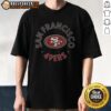 Official San Francisco 49ers Circle T-Shirt featuring bold team logo and stylish design for fans and collectors.