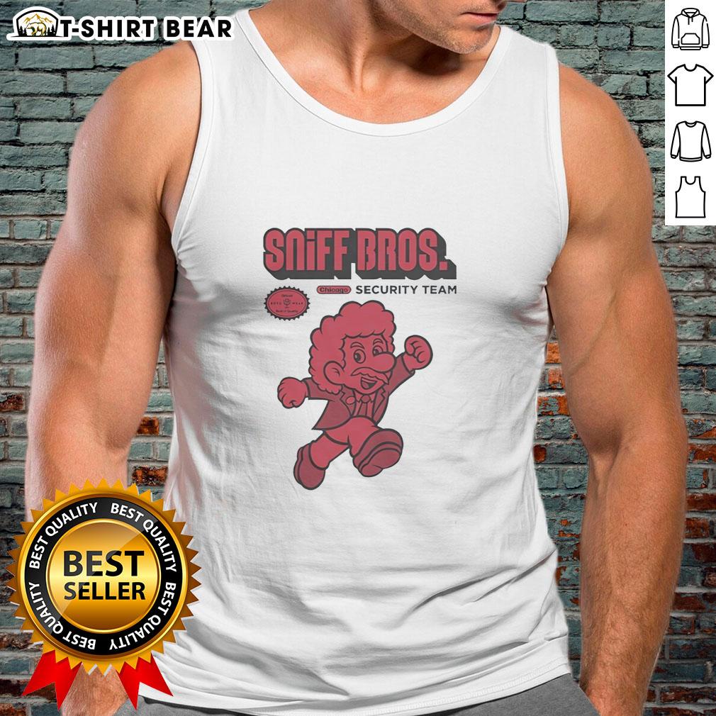 Official Sniff Brothers Security Team Tank Top Official Sniff Brothers Security Team tank top featuring a bold logo, perfect for fans and security enthusiasts.