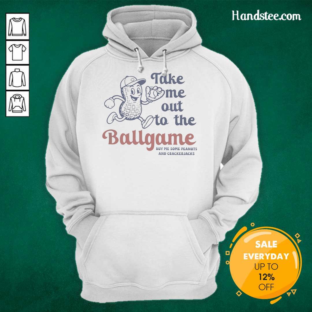 official-take-me-out-to-the-ballgame-buy-me-some-peanuts-and-crackerjacks-funny-hoodie Funny hoodie featuring 'Take Me Out To The Ballgame' with peanuts and crackerjacks design, perfect for baseball fans.
