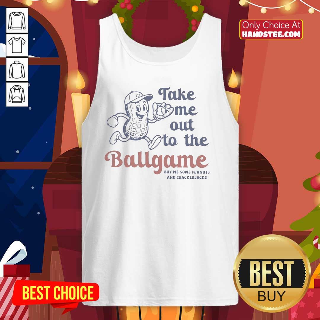 official-take-me-out-to-the-ballgame-buy-me-some-peanuts-and-crackerjacks-funny-tank-top Funny tank top featuring 'Take Me Out To The Ballgame' with peanuts and crackerjacks graphic for baseball fans.