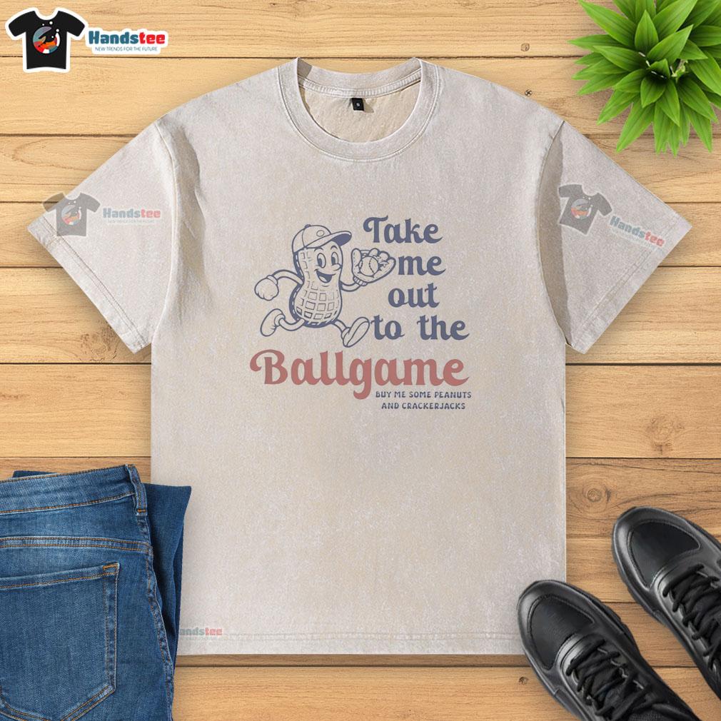 official-take-me-out-to-the-ballgame-buy-me-some-peanuts-and-crackerjacks-funny-washed-t-shirt Funny washed t-shirt featuring 'Take Me Out To The Ballgame' with peanuts and Crackerjacks design, perfect for baseball fans.