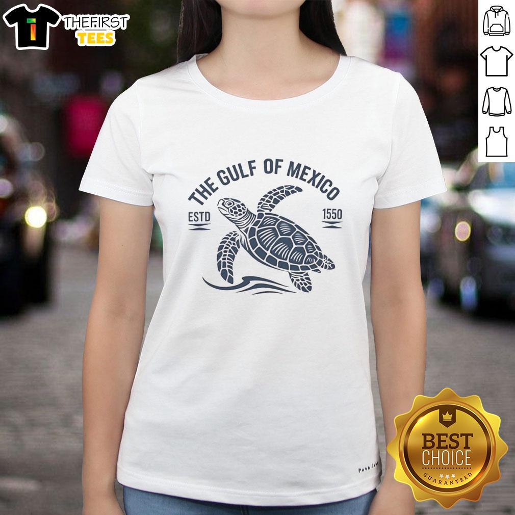 official-the-gulf-of-mexico-estd-1550-ladies-tee Official Gulf of Mexico Estd 1550 ladies tee featuring a stylish design perfect for coastal enthusiasts.