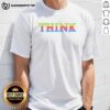 Official Think Different Symbol of Apple T-Shirt featuring iconic Apple logo and inspirational design.