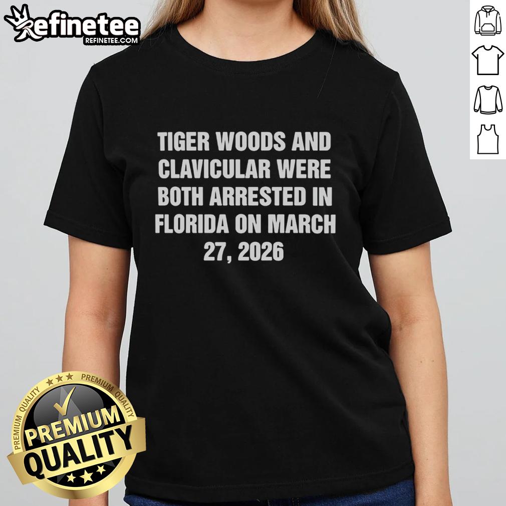 official-tiger-woods-and-clavicular-were-both-arrested-in-florida-on-march-27-2026-funny-ladies-tee Funny Ladies Tee featuring Tiger Woods and Clavicular's March 27, 2026 Florida arrest, capturing a humorous moment.