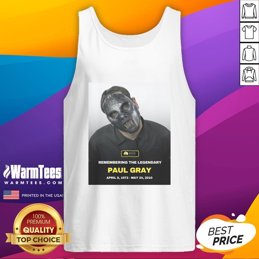 official-tribute-paul-gray-founding-bassist-of-slipknot-tank-top Official tribute tank top featuring Paul Gray, founding bassist of Slipknot, showcasing his iconic legacy in metal music.